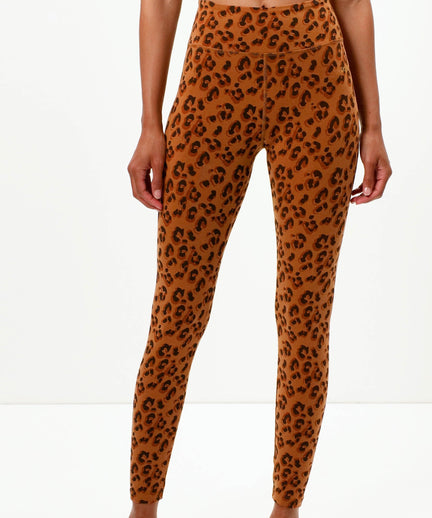 Leggings Leo Tencel™ organic cotton - brown | color:braun |yoga leggings leo braun bio baumwolle tencel