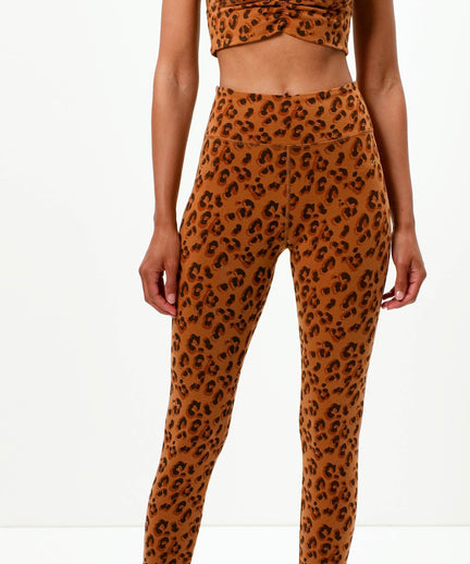 Leggings Leo Tencel™ Bio Baumwolle - braun | color:braun |yoga leggings leo braun bio baumwolle tencel