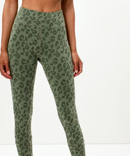 Sommer Leggings Leo Tencel™ Bio Baumwolle - grün | color:green |leggings leo cotton tencel green