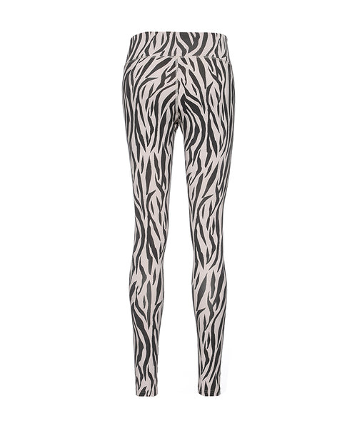 | color: weiss |yoga leggings zebra beige