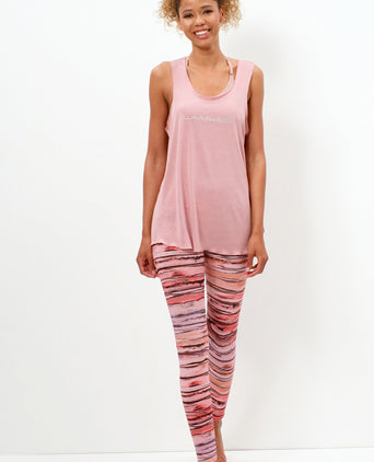 Loose Tank Namaste Tencel™ - rosa | color:rosa |yoga tank tencel namaste rosa | yogakleidung