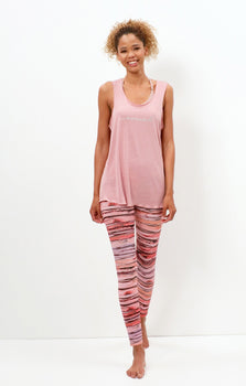 Loose Tank Namaste Tencel™ - pink | color:rosa |yoga tank tencel namaste rosa | yogakleidung