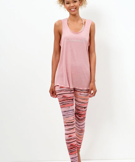 Loose Tank Namaste Tencel™ - pink | color:rosa |yoga tank tencel namaste rosa | yogakleidung