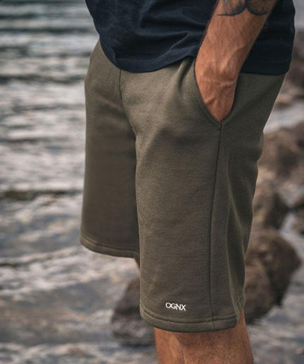 Perfect Shorts Bio Baumwolle - grün | color:grün |yoga shorts männer grün bio baumwolle