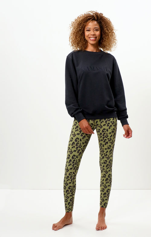 | color:blau |yoga sweater namaste blau