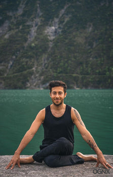 Tank Perfect Basic organic cotton - black | color:schwarz |yoga tank männer schwarz