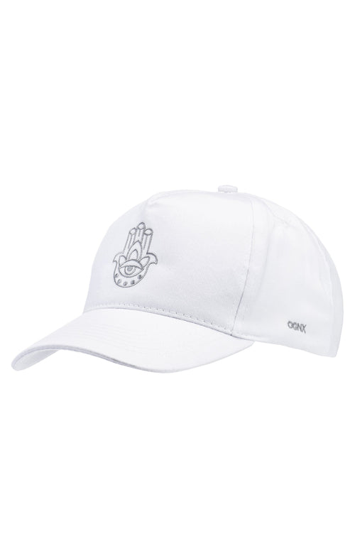 | color:weiss |yoga cap weiss hamsa hand