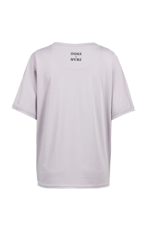 | color:lila | yoga damen boxy t-shirt sora 108 | bio baumwolle tencel | t-shirt 108 nuri rodríguez you are the magic | yoga damen t-shirt nachhaltig