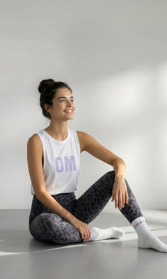 Yoga Athletic Tank 2.0 OM Bio Baumwolle Tencel™ Tara - weiß