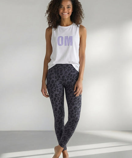 | color:weiss | yoga damen athletic tank tara | bio baumwolle tencel | tank top OM | yoga damen tank top nachhaltig