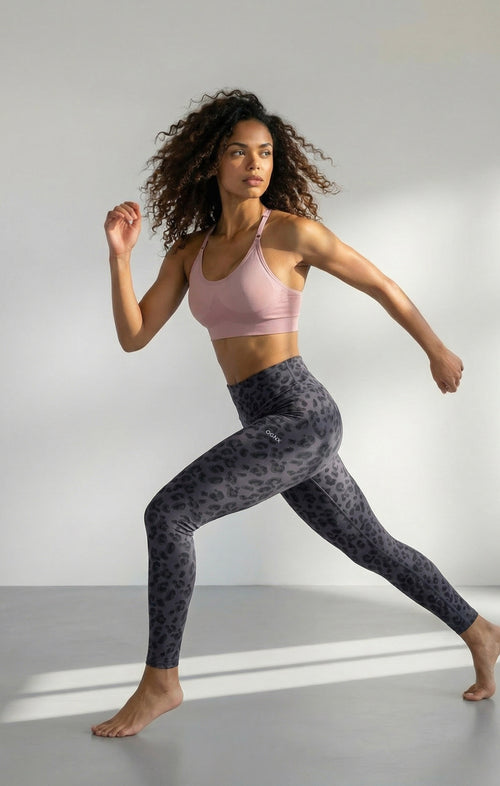 | color:grau | yoga damen soft leggings leo luna | bio baumwolle | yoga leggings leo | yoga damen leggings nachhaltig