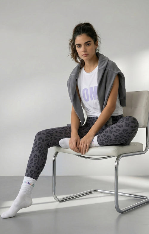 | color:grau | yoga damen soft leggings leo luna | bio baumwolle | yoga leggings leo | yoga damen leggings nachhaltig