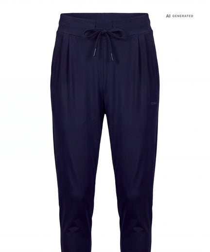 Yoga Basic Harem Pants 2.0 Bio Baumwolle Hanna - dunkelblau – AI GENERATED / KI-GENERIERT
