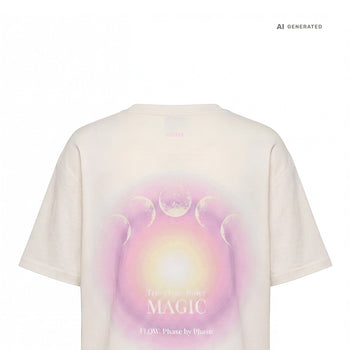 Yoga Boxy T-Shirt 2.0 Aura Bio Baumwolle Sora - weiß – AI GENERATED / KI-GENERIERT