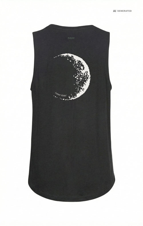 Yoga Tank 2.0 Lunar Rebel Bio Baumwolle Tencel™ Tara - schwarz – AI GENERATED / KI-GENERIERT
