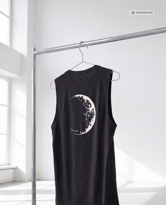Yoga Tank 2.0 Lunar Rebel Bio Baumwolle Tencel™ Tara - schwarz – AI GENERATED / KI-GENERIERT