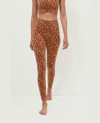 | color:braun |yoga leggings leo braun bio baumwolle tencel