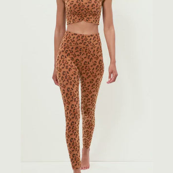 | color:braun |yoga leggings leo braun bio baumwolle tencel
