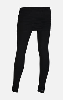 | color:schwarz |leggings mit rock schwarz baumwolle