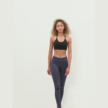 | color:blau |yoga leggings blau keffiah