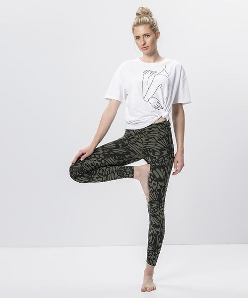 | color:grün |yoga leggings grün baumwolle |leggings blickdicht 