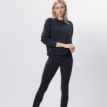 | color:blau |leggings leo blau bio baumwolle nachhaltig