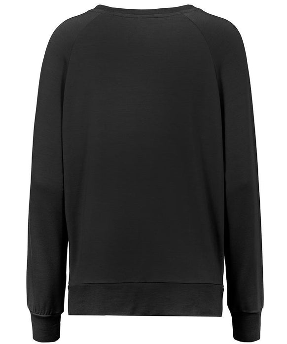 | color:black |yoga sweater black tencel OM