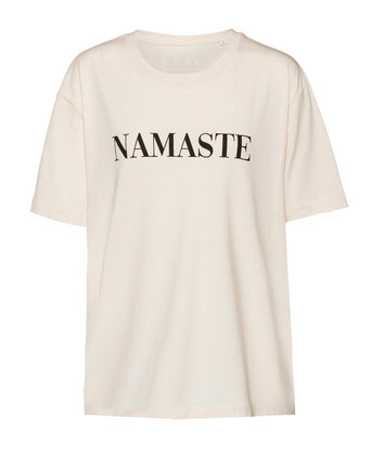 | color:schwarz |yoga t-shirt namaste weiß