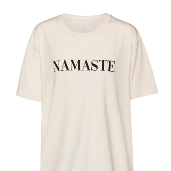 | color:schwarz |yoga t-shirt namaste weiß