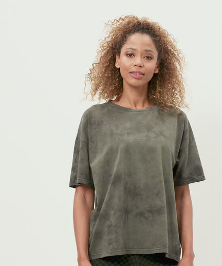 | color:grün |batik t-shirt grün