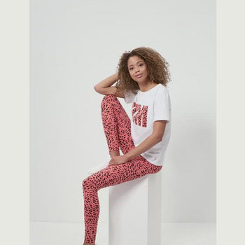 | color:orange |sport leggings yoga polyester orange gemustert