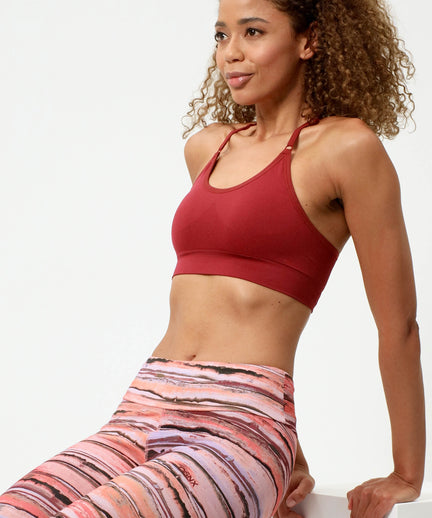 | color:rot |yoga sport bh rot mittlerer halt