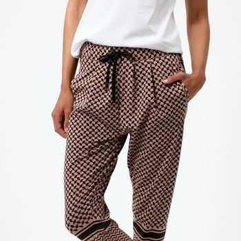 | color:rosa |yoga harem hose keffiah muster |yoga kleidung
