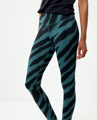 | color:grün |yoga sport leggings zebra grün