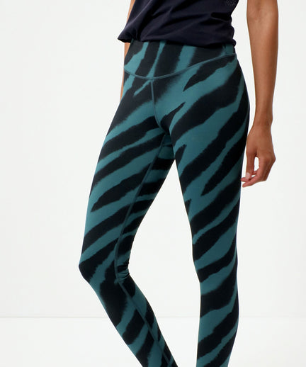| color:grün |yoga sport leggings zebra grün