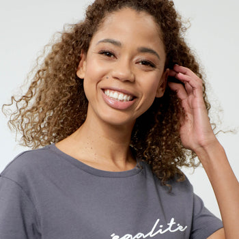 | color:grau |t-shirt egalite bio baumwolle grau