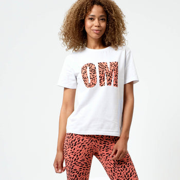 | color:orange |sport leggings yoga polyester orange gemustert