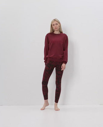 | color:rot |yoga leggings rot bio baumwolle |yoga leggings blickdicht