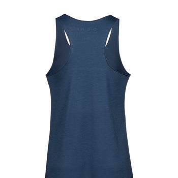 | color:blau |yoga tank lotus flower tencel |yoga kleidung