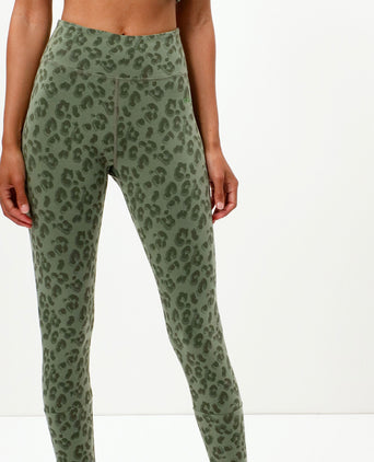 | color:green |leggings leo cotton tencel green