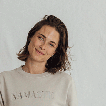| color:weiß |yoga sweater namaste weiß |bio baumwolle
