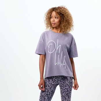 | color:lila |t-shirt ohlala lila bio baumwolle